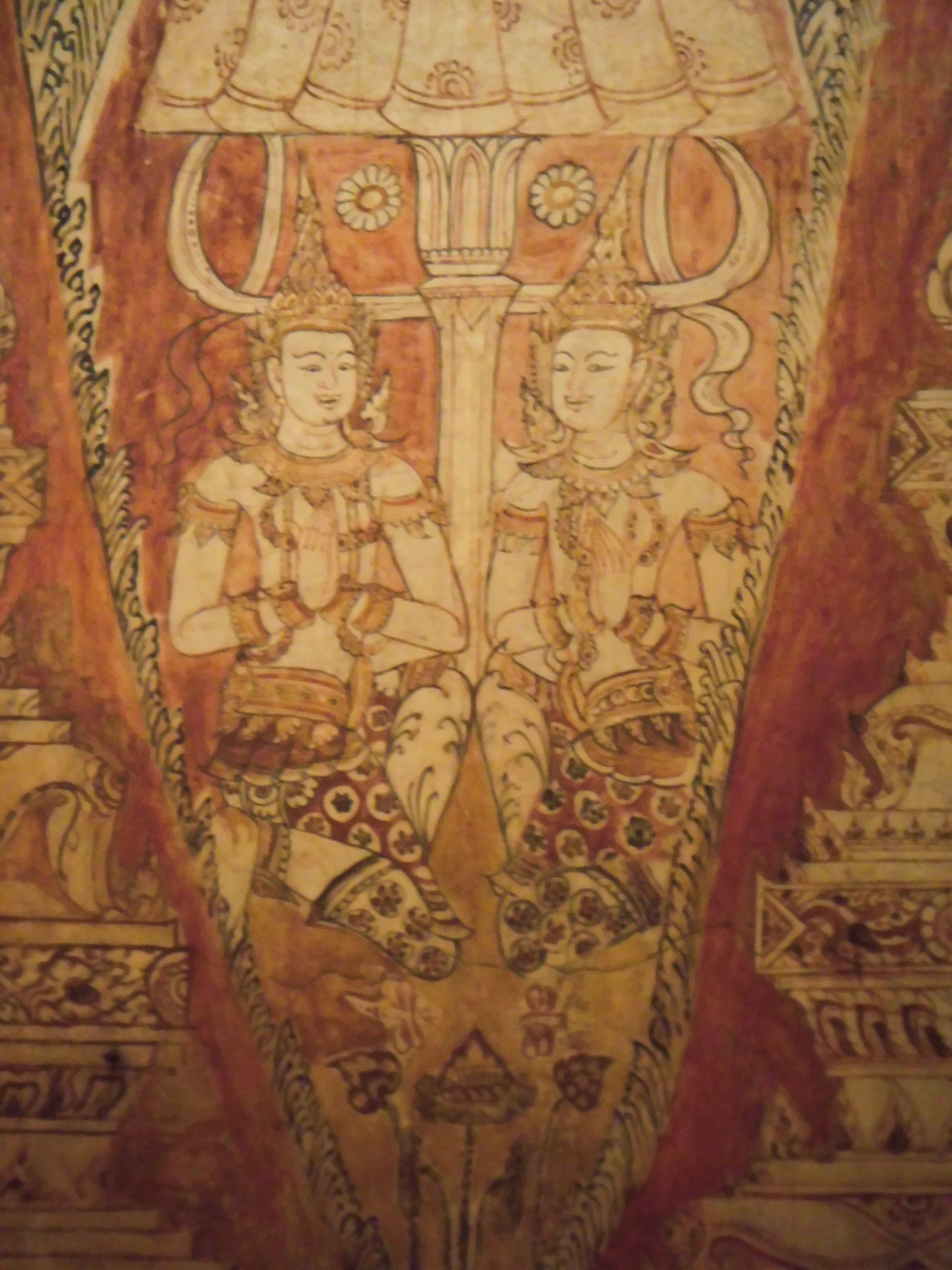 Cycle mural de Wat Ko Kaeo Suttharam, scène 21, Artiste siamois anonyme, époque d'Ayutthaya tardive