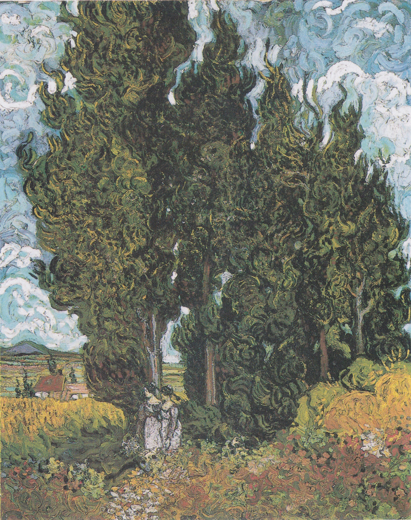 Cyprès avec deux figures, F620 – Vincent van Gogh