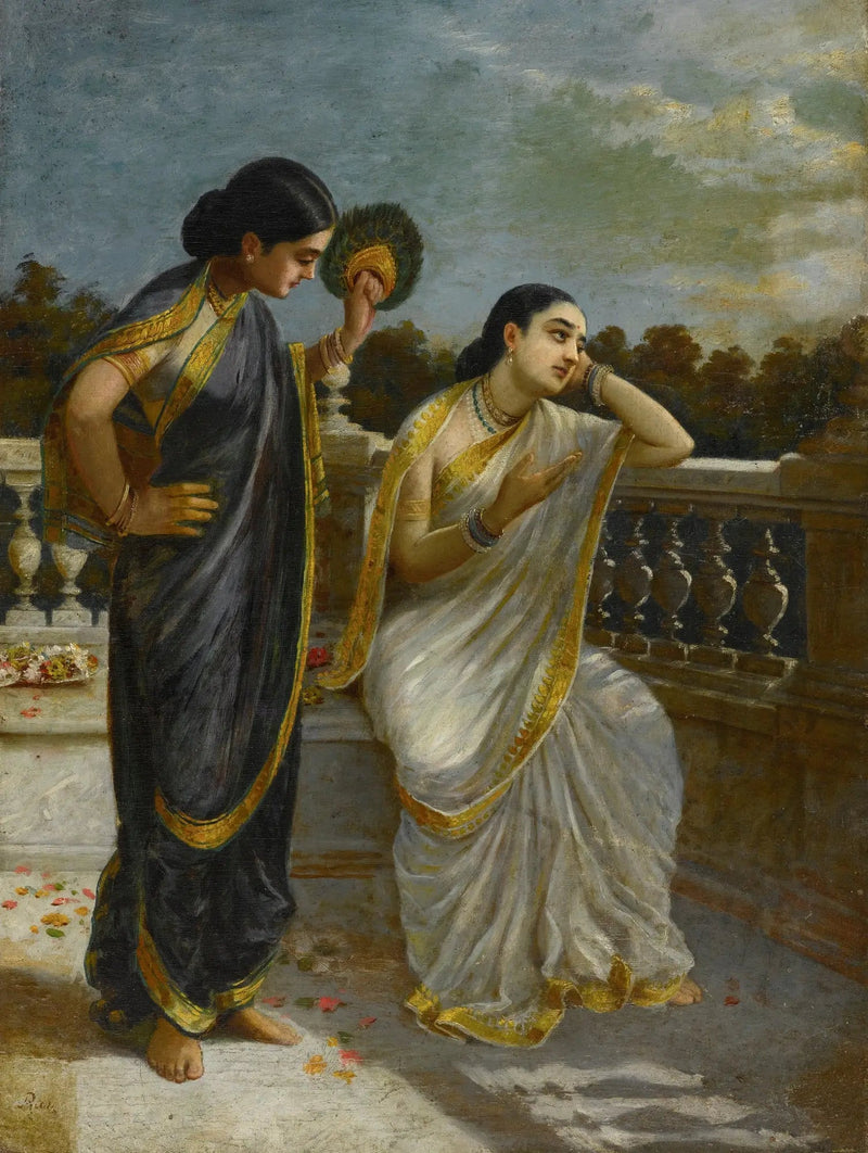 Damayanti (Sans titre) - Ravi Varmâ