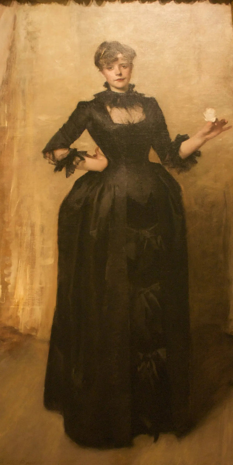 Dame à la rose (Charlotte Louise Burckhardt) - John Singer Sargent