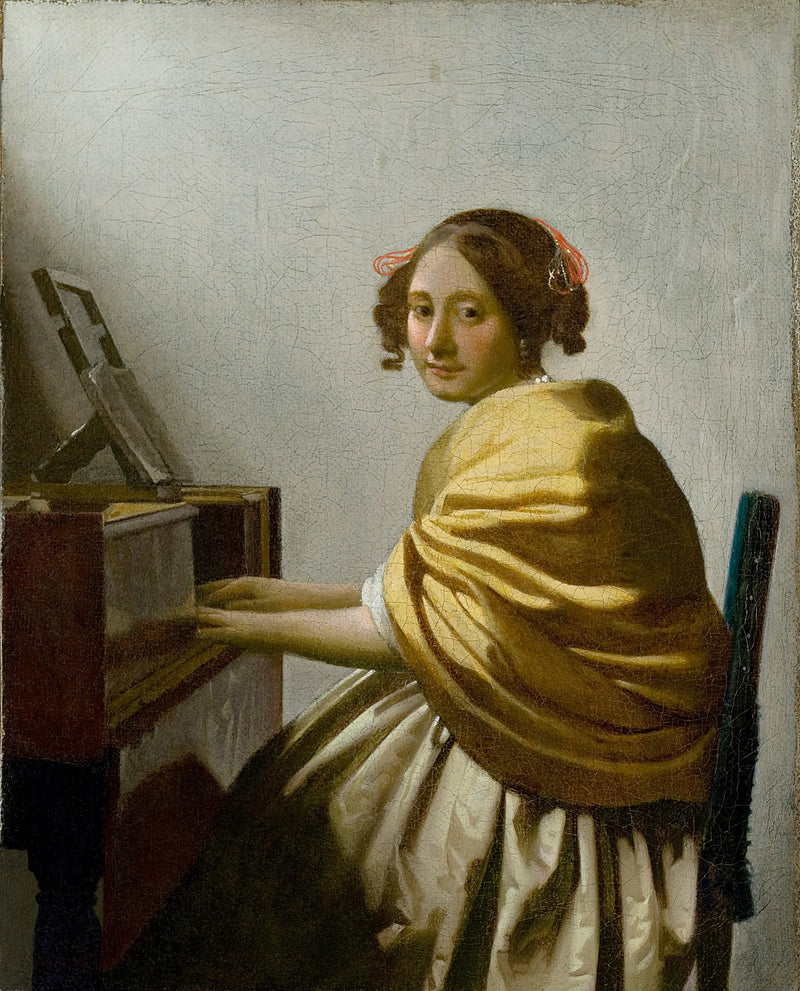 Dame assise au virginal - Johannes Vermeer