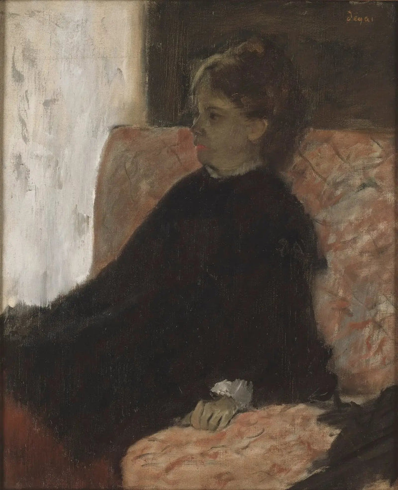 Dame en noir - Edgar Degas