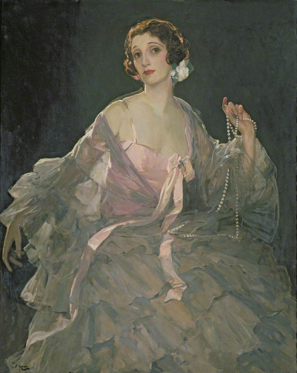 Dame Lavery - John Lavery image 1 reproduction artisanale de tableau