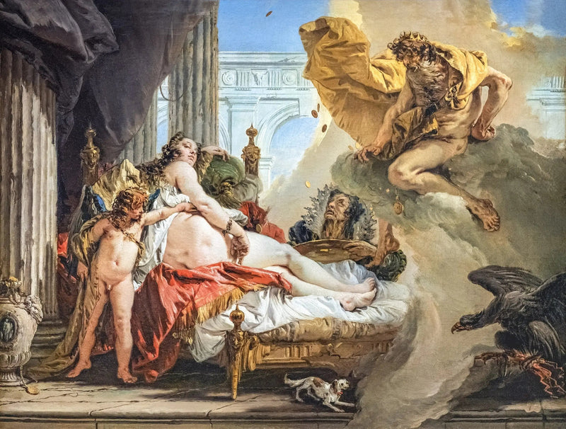 Danaé et Jupiter - Giovanni Battista Tiepolo