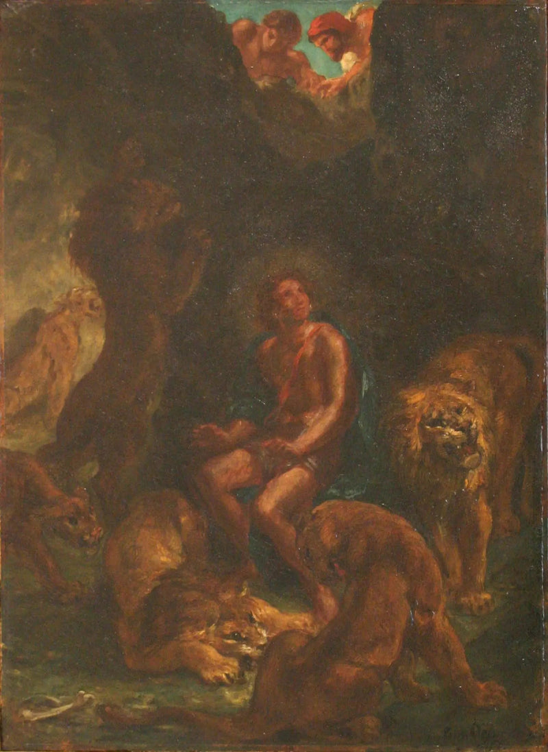 Daniel dans la fosse aux lions - Eugène Delacroix