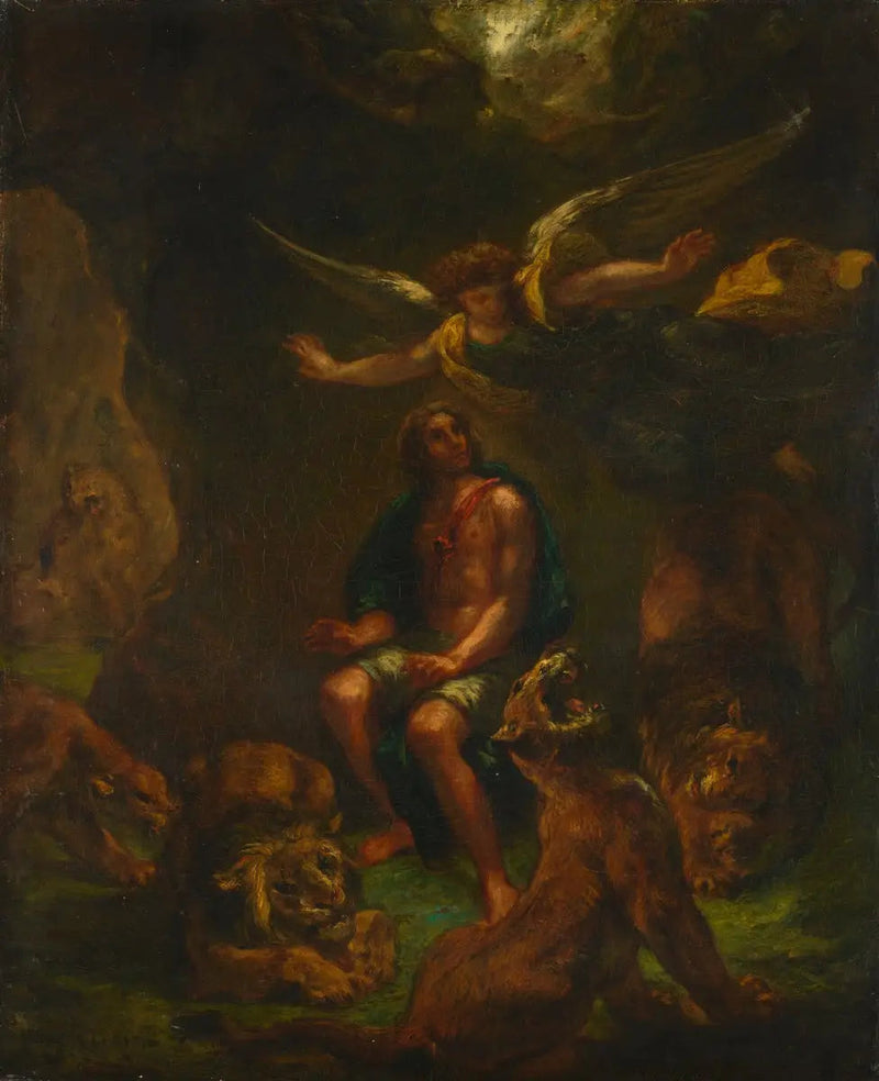 Daniel dans la fosse aux lions - Eugène Delacroix