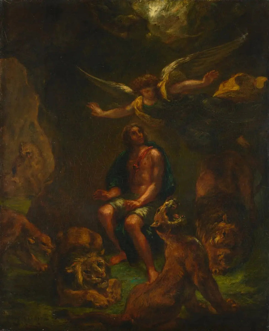 Daniel dans la fosse aux lions - Eugène Delacroix