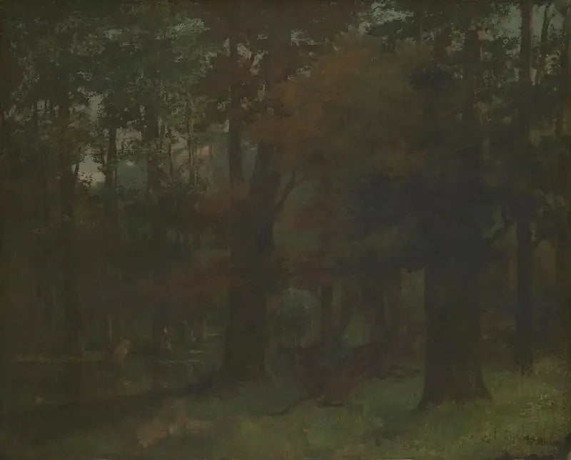 Dans la forêt - Gustave Courbet