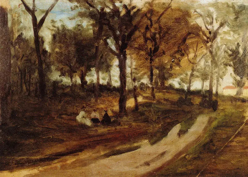 Dans la forêt, Saint-Cloud - Paul Gauguin