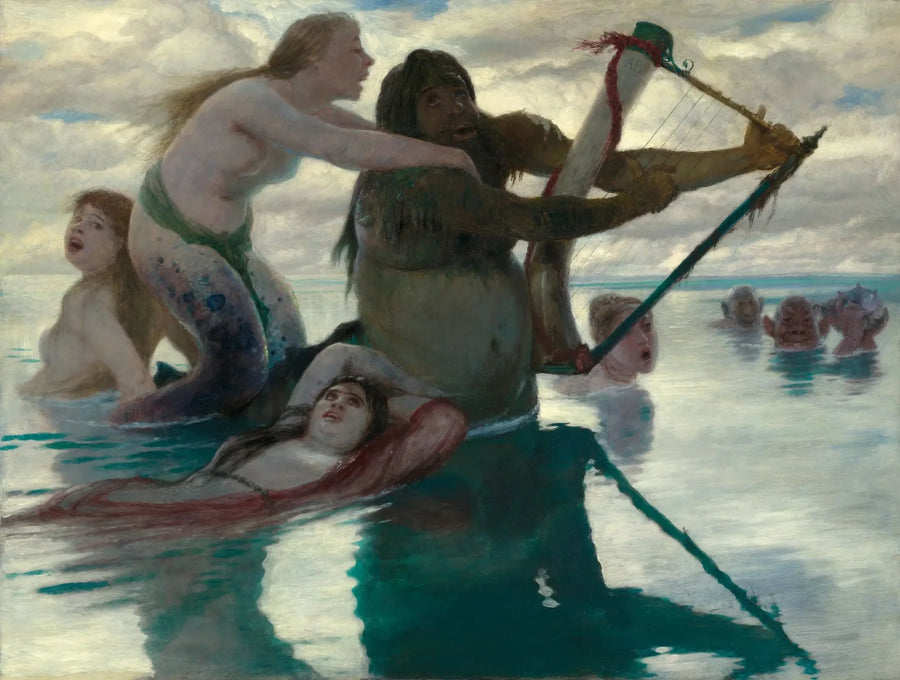 Dans la mer - Arnold Böcklin