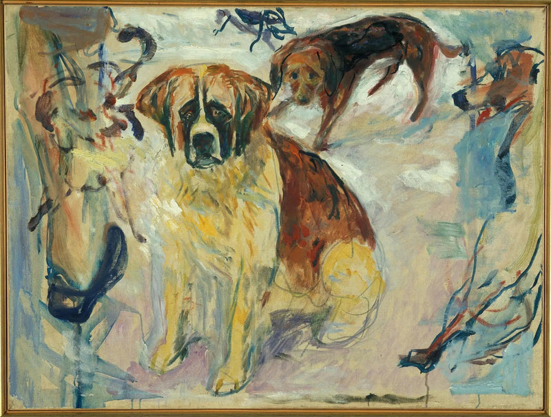 Dans le chenil - Edvard Munch