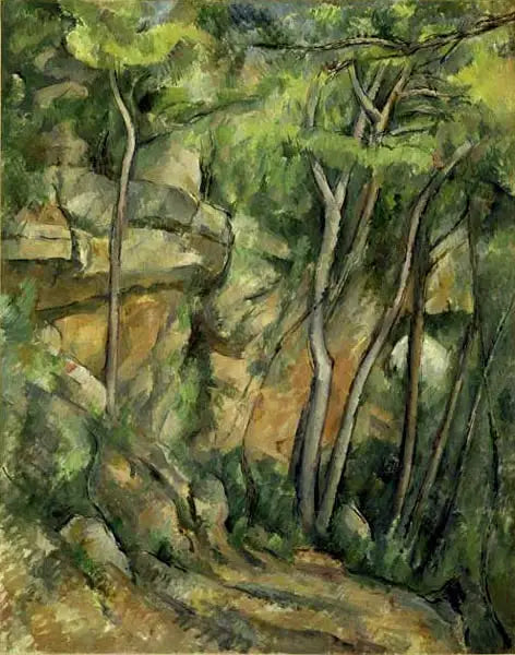 Dans le parc de Château Noir - Paul Cézanne