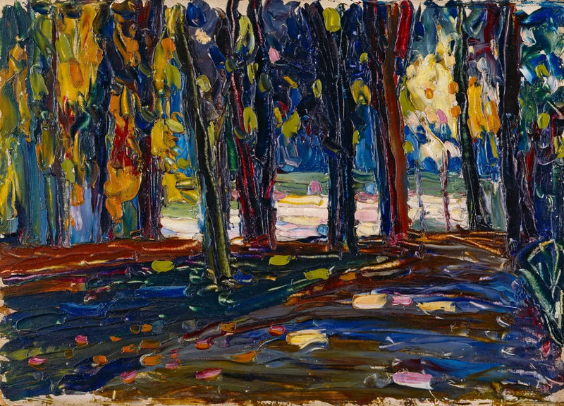 Dans le parc de Saint-Cloud - Automne II - Vassily Kandinsky