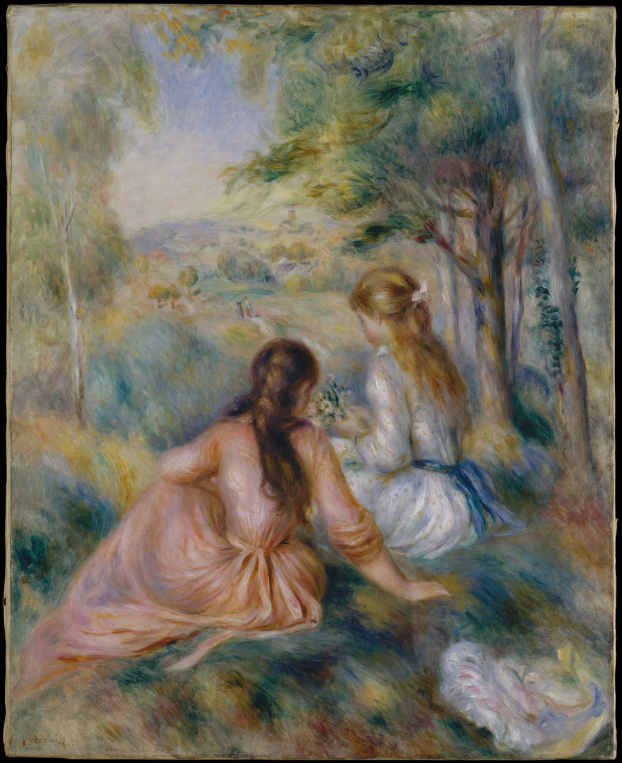 Dans le pré, 1888–1892 – Pierre-Auguste Renoir