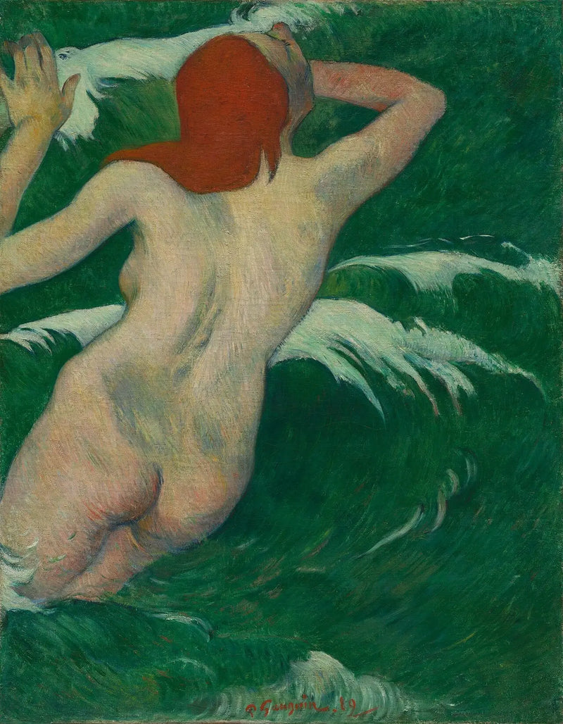 Dans les vagues - Paul Gauguin