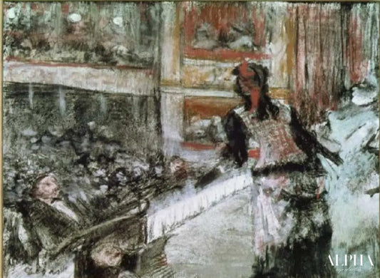 Dans l'opéra - Edgar Degas - Reproductions de tableaux et peintures haut de gamme