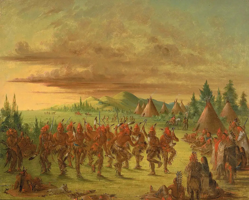 Danse de l'aigle - George Catlin