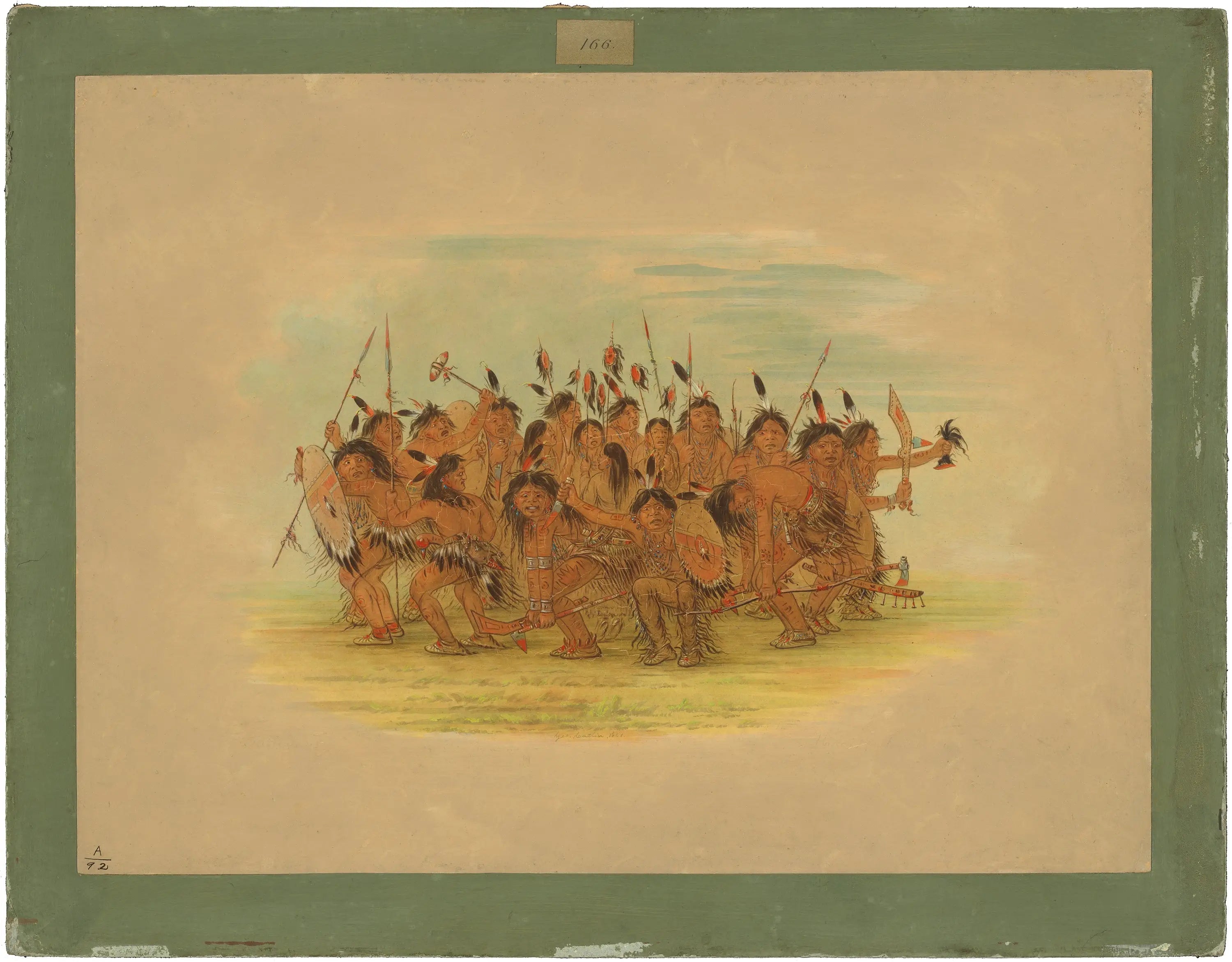 Danse du scalp - Sioux - George Catlin - Alpha Reproduction