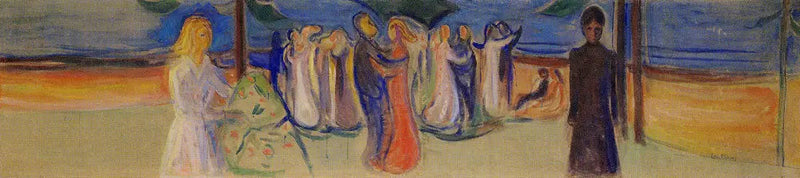Danse sur la plage (Frinse Reinhardt) - Edvard Munch