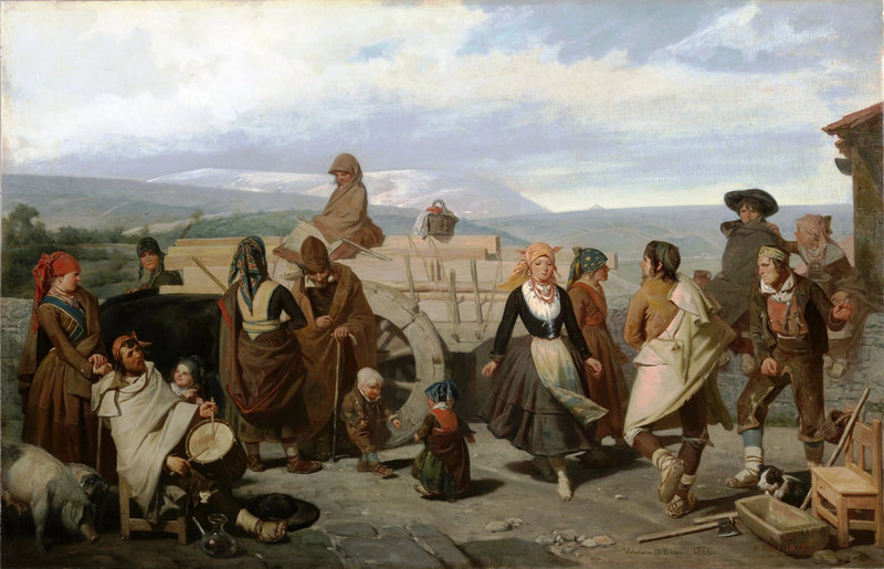 La danse - Valeriano Domínguez Bécquer