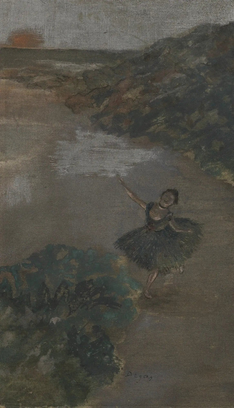 Danseur sur scène - Edgar Degas