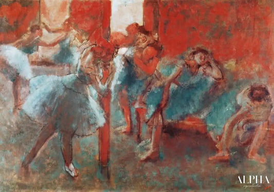 Danseurs en répétition - Edgar Degas - Reproductions de tableaux et peintures haut de gamme