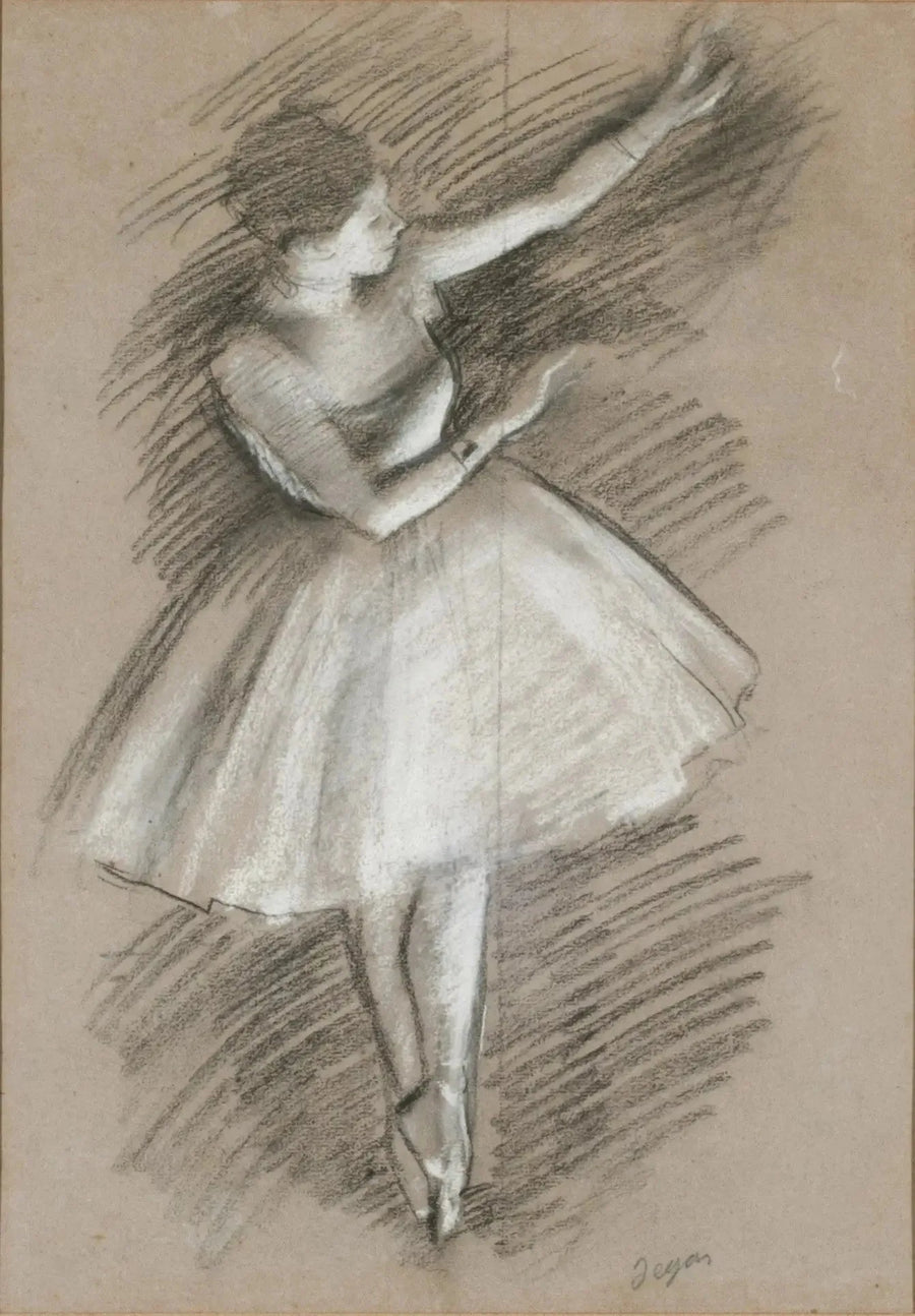 Danseuse en blanc, vers 1877 – Edgar Degas
