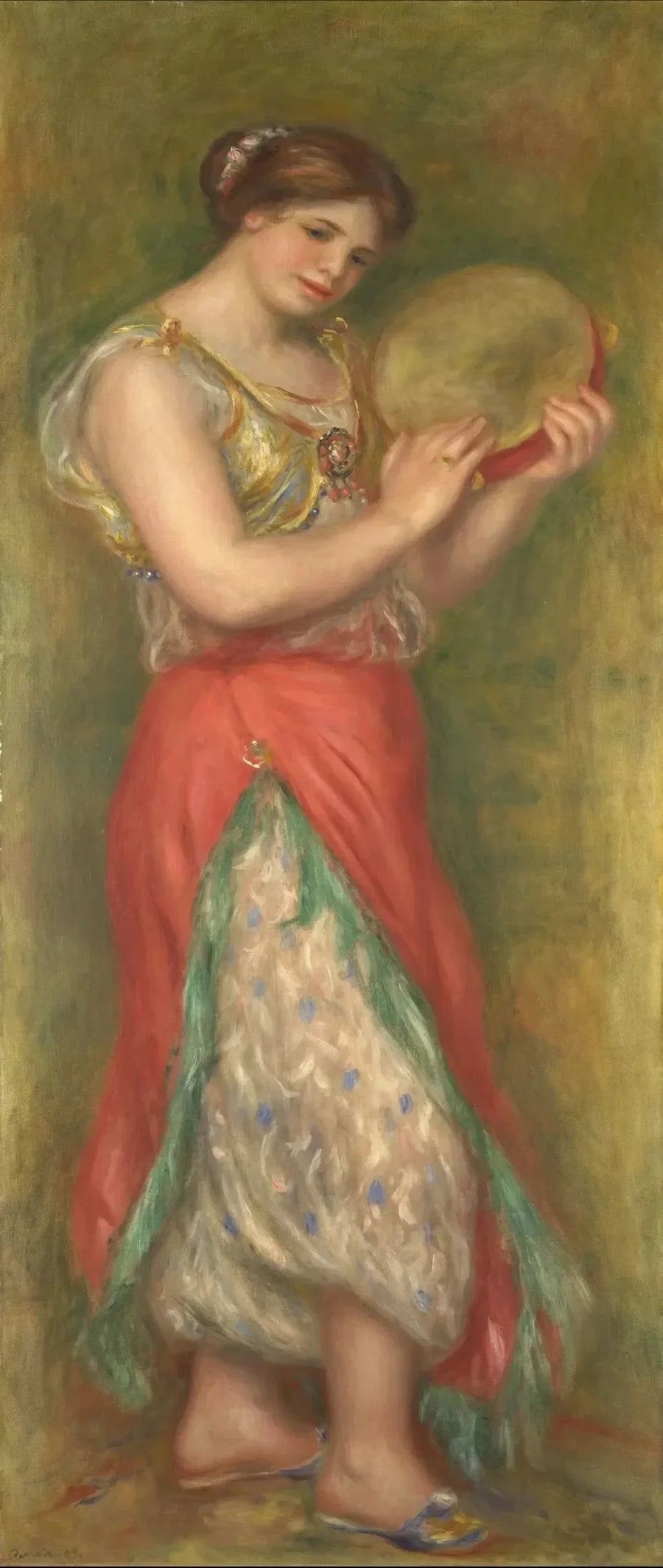 Danseuse au tambourin, 1909 – Pierre-Auguste Renoir