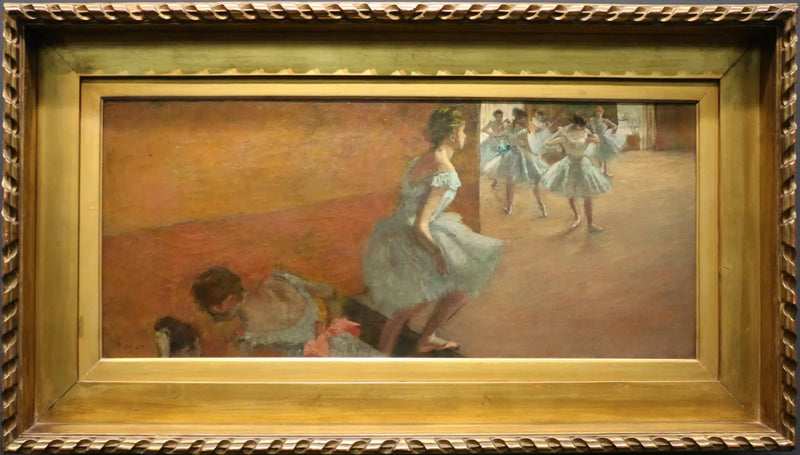 Danseuses montant un escalier - Edgar Degas