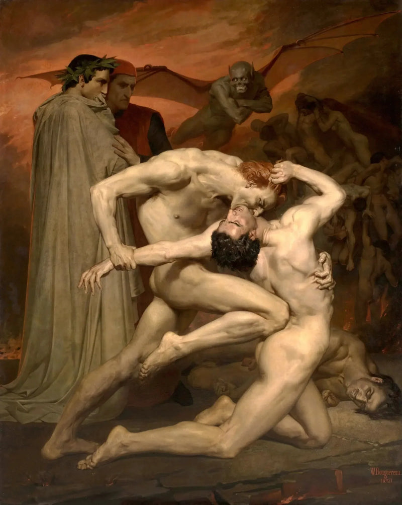 Dante et Virgille en Enfer - Bouguereau