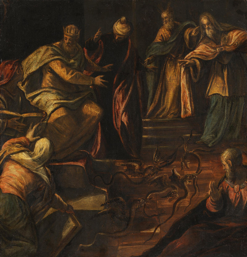 Das mosaische Schlangenwunder - Jacopo Tintoretto