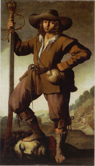 David avec la tête de Goliath - Francisco de Zurbarán