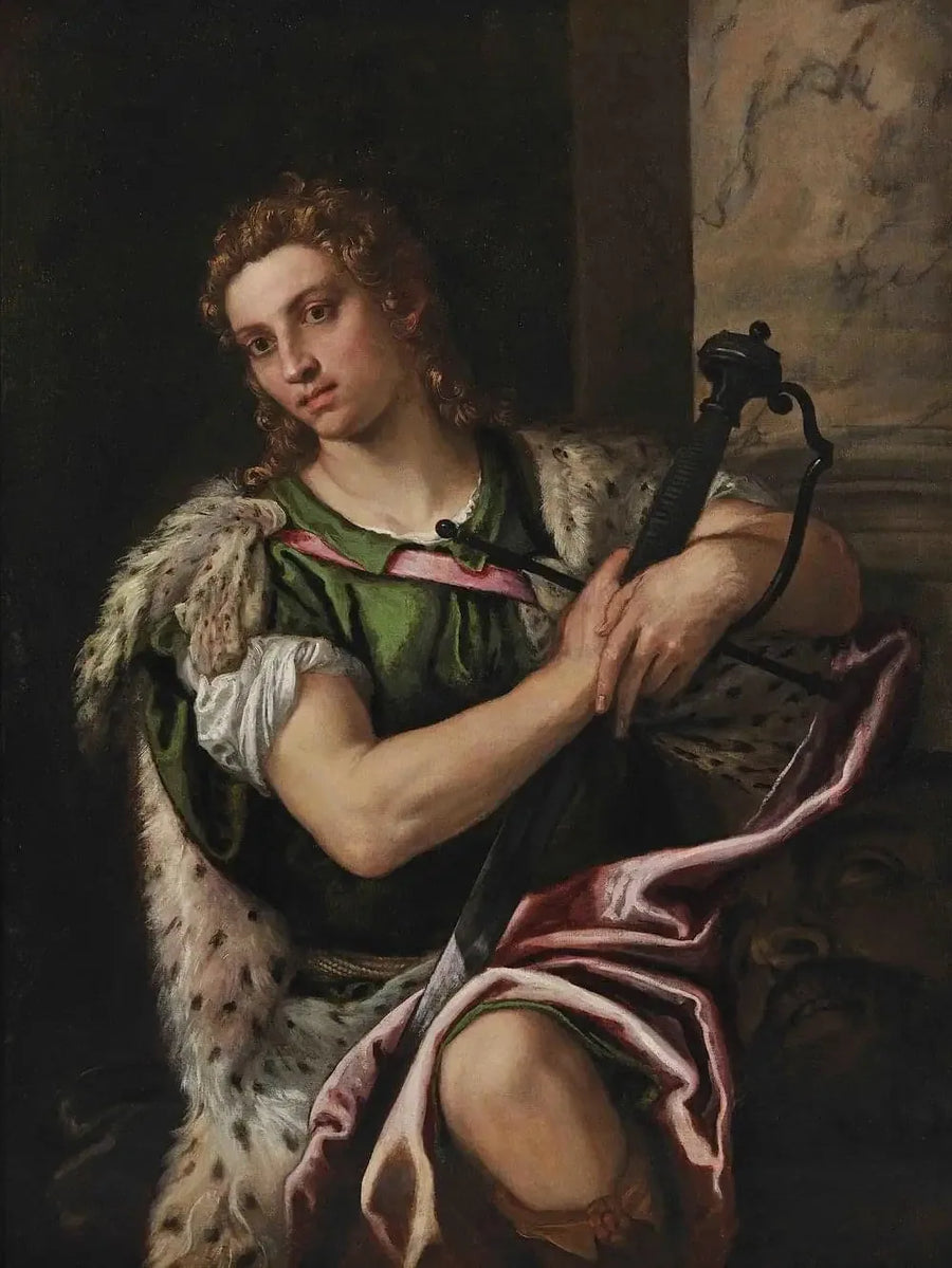 David avec la tête de Goliath - Paul Véronèse