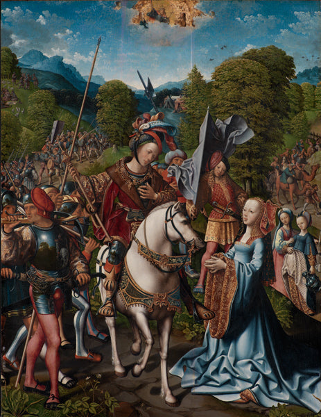 David et Abigail - Jacob Cornelisz van Oostsanen