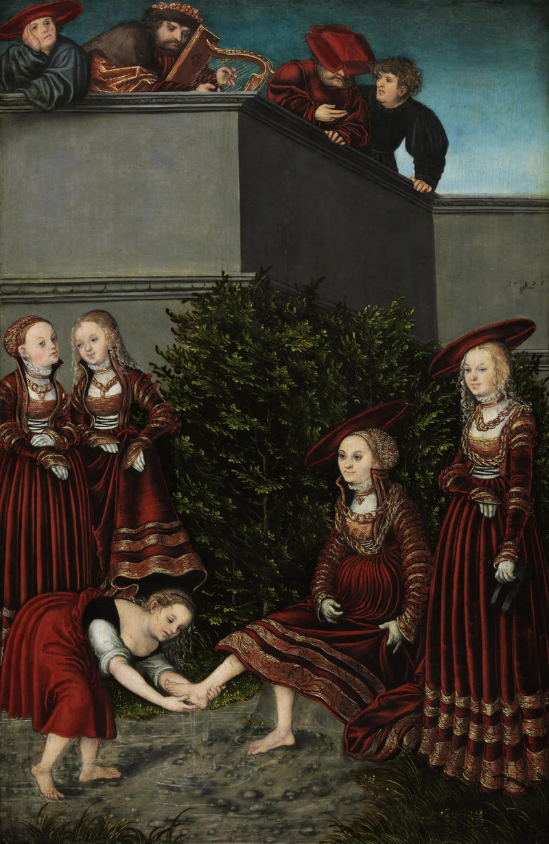 David et Bethsabée - Lucas Cranach the Elder