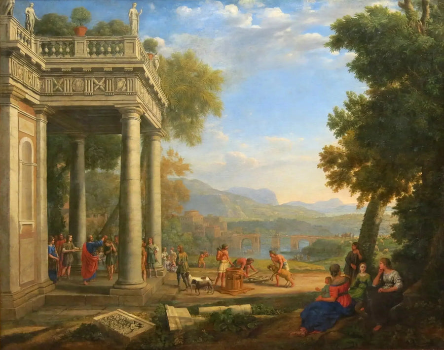 David sacré roi par Samuel - Claude Lorrain