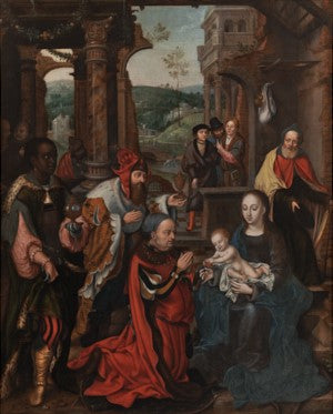 De aanbidding der wijzen - Joos van Cleve
