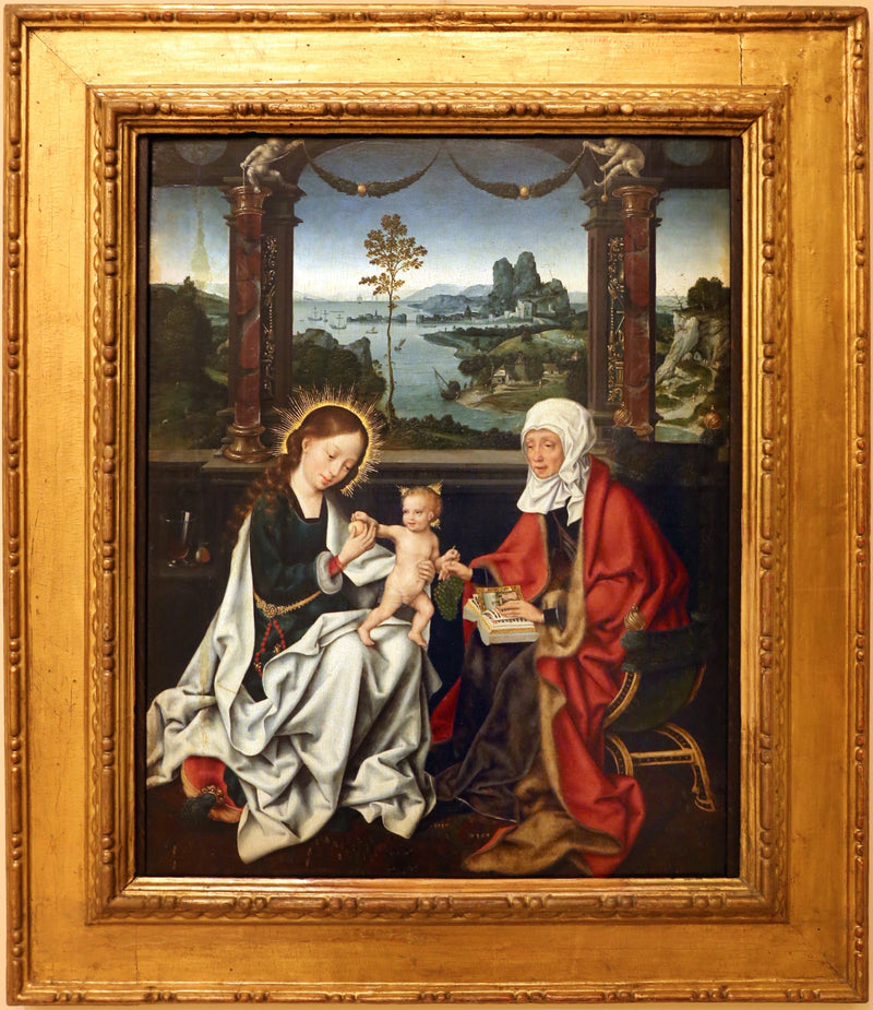 De H. Anna-te-Drieën - Joos van Cleve