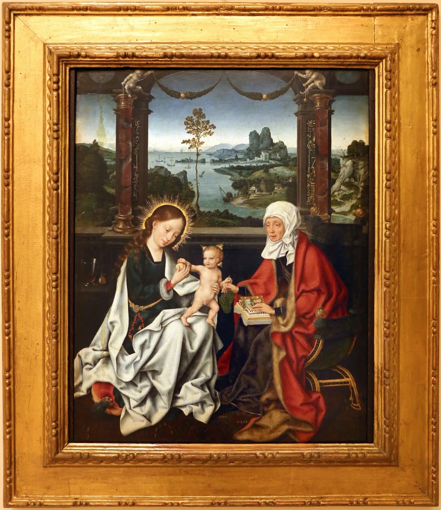 De H. Anna-te-Drieën - Joos van Cleve