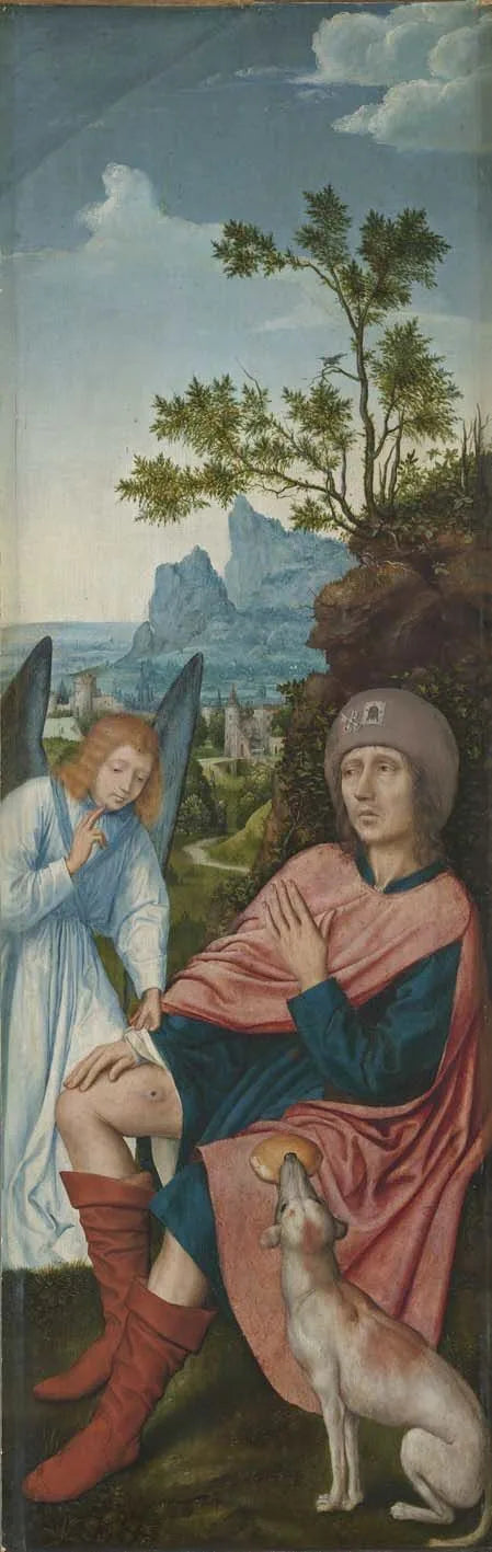De H. Rochus en de engel - Quentin Metsys