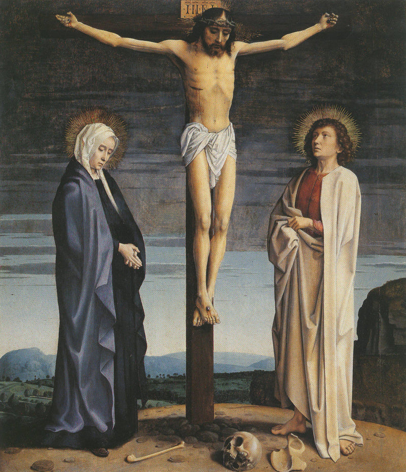 De kruisiging (het Cervara-Altaar) - Gérard David