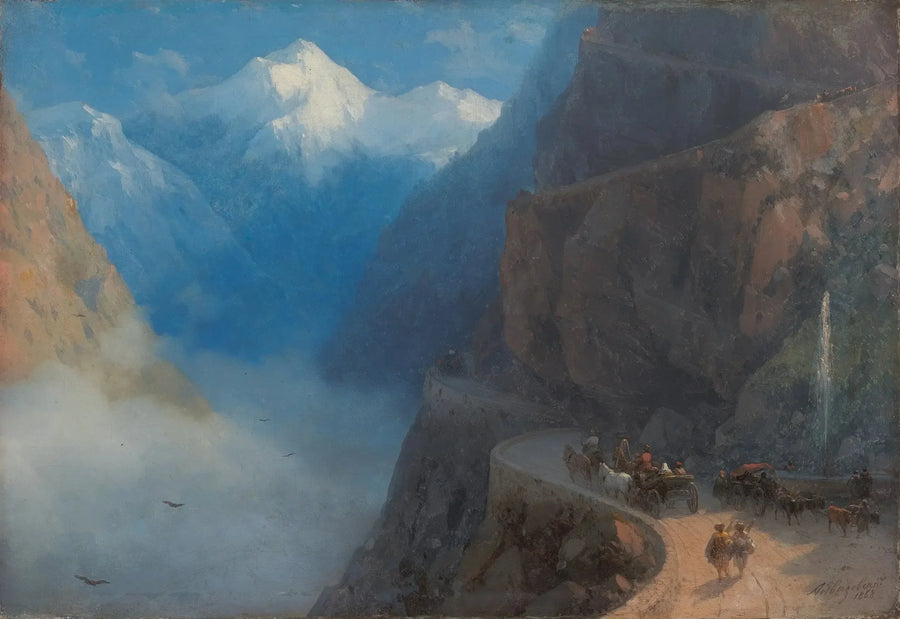 De Mleta à Gudauri - Ivan Aïvazovski
