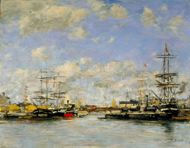 Deauville - La crique - Eugène Boudin