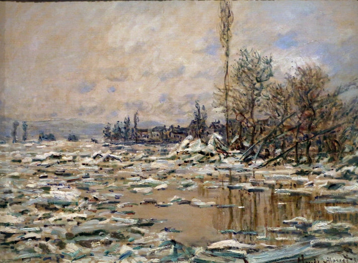 La Débâcle, temps gris W560 – Claude Monet