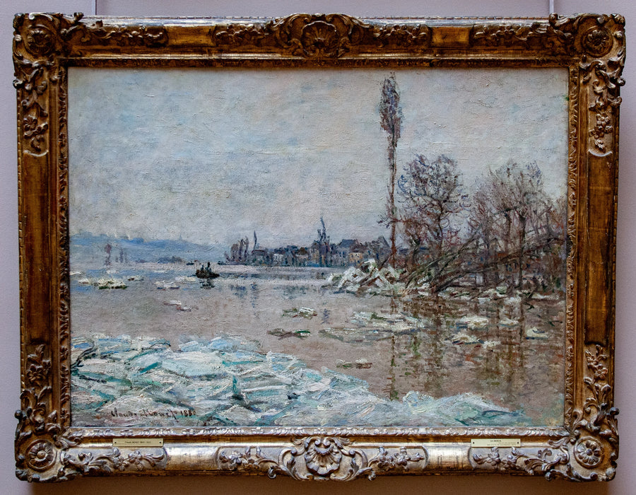 La Débâcle à Vétheuil, vue sur Lavacourt W561 – Claude Monet