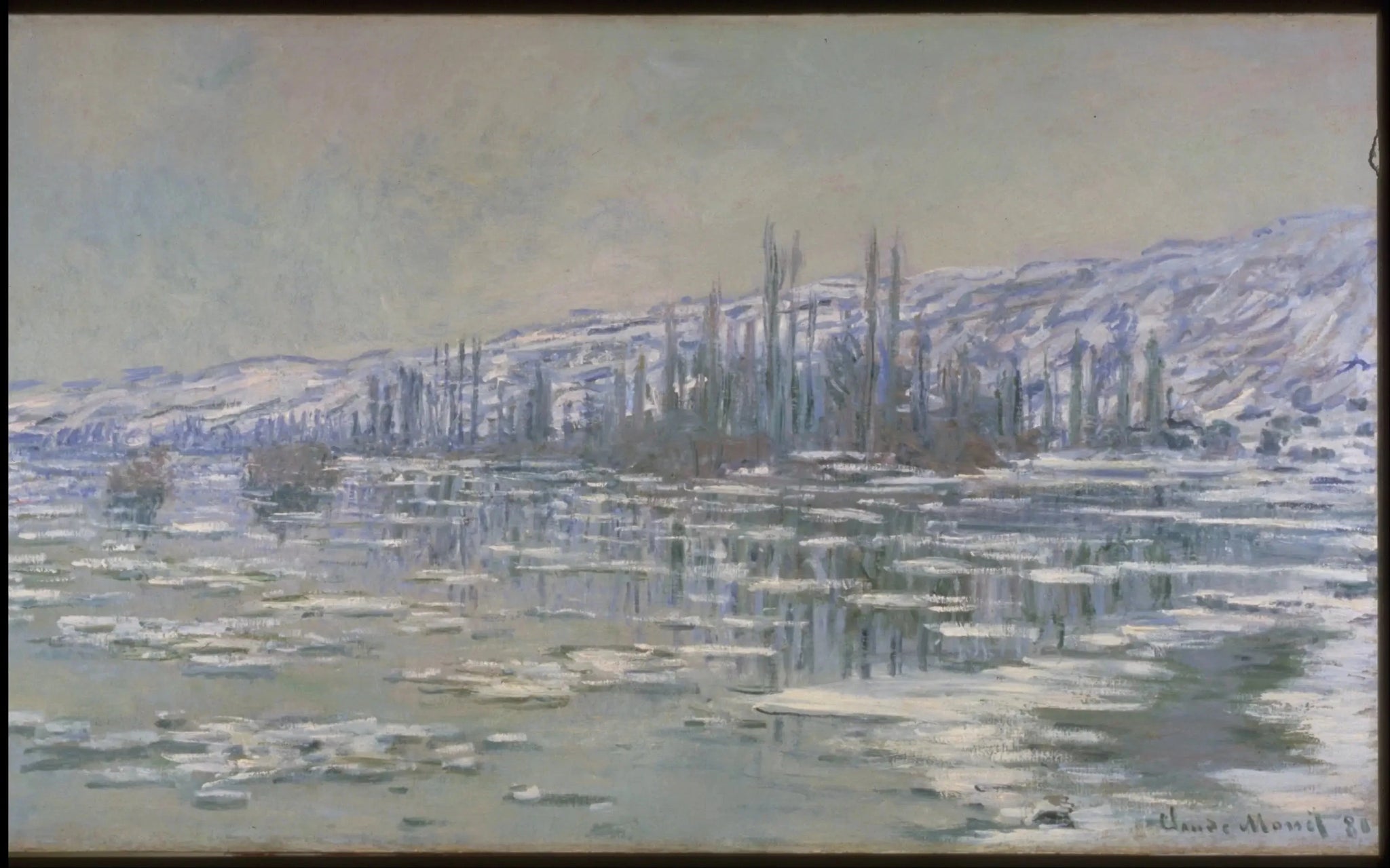 La Débâcle ou Les Glaçons W565 par Claude Monet, University of Michigan Museum of Art