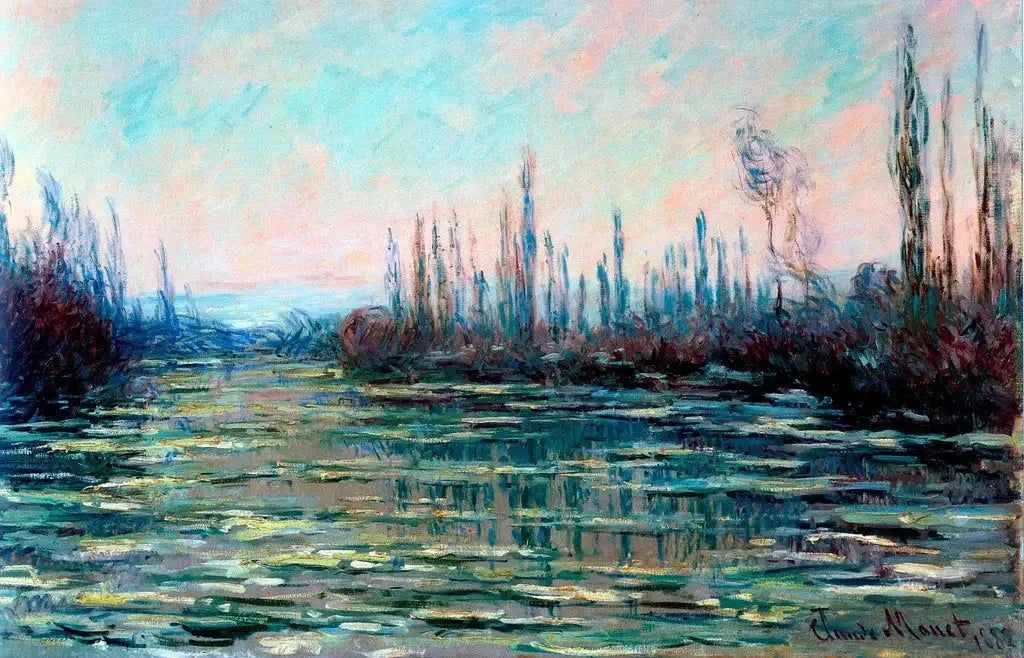La Débâcle W571 – Claude Monet