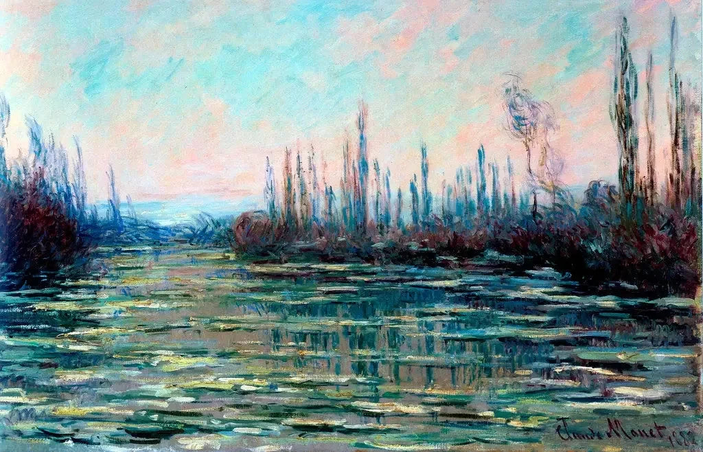 La Débâcle W571 – Claude Monet