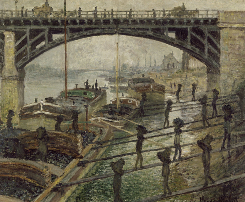 Les Déchargeurs de charbon W364 – Claude Monet