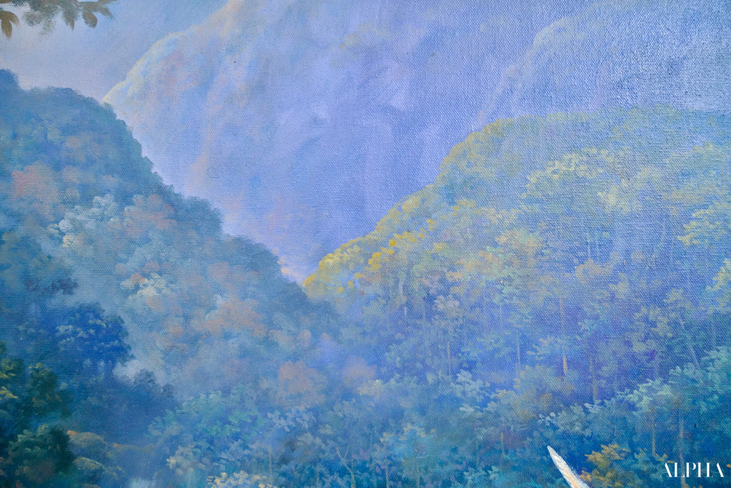 Déesse Kinnaree | 170 x 120 cm Reproductions de tableaux à la peinture à l’huile